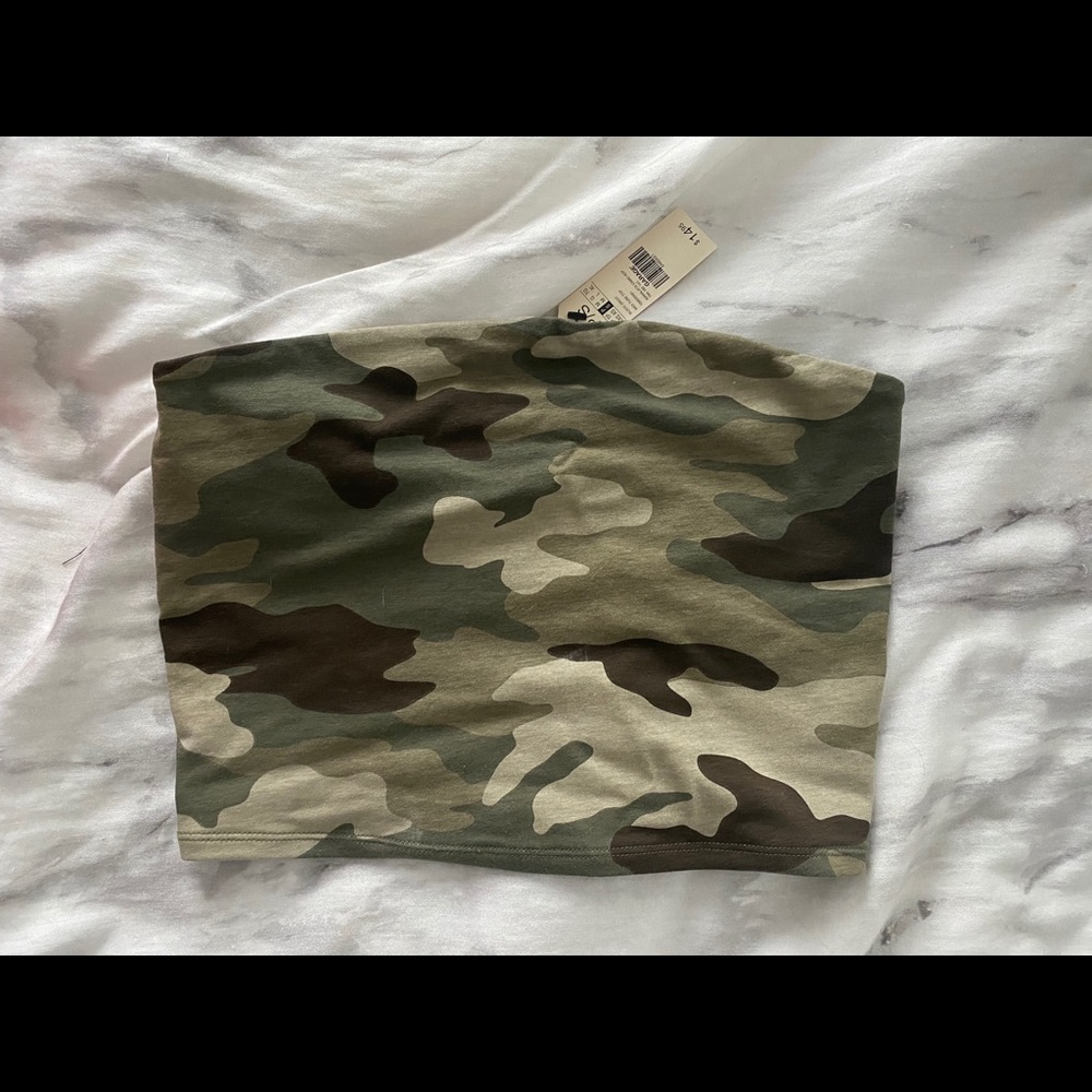 Garage Camo Tube Top